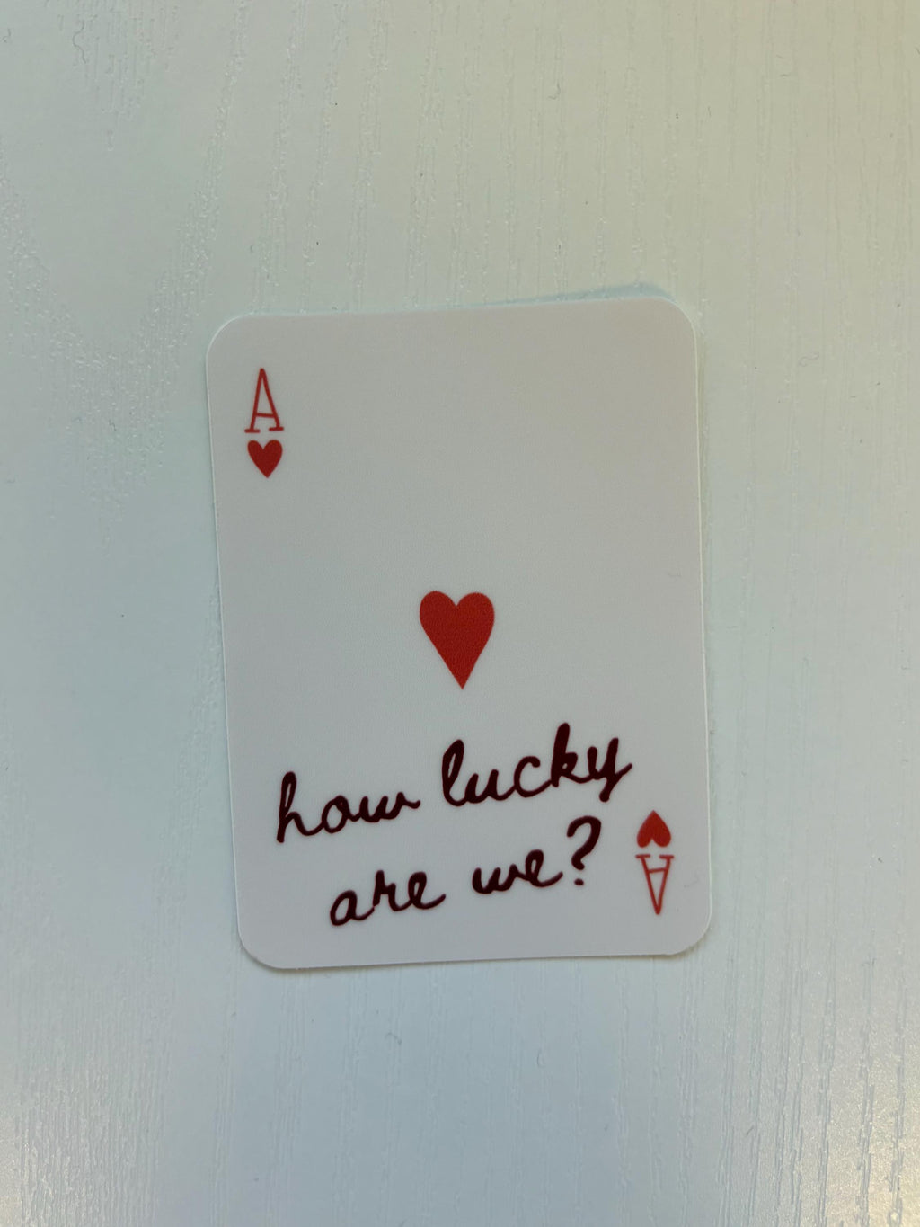 Playing Card Sticker