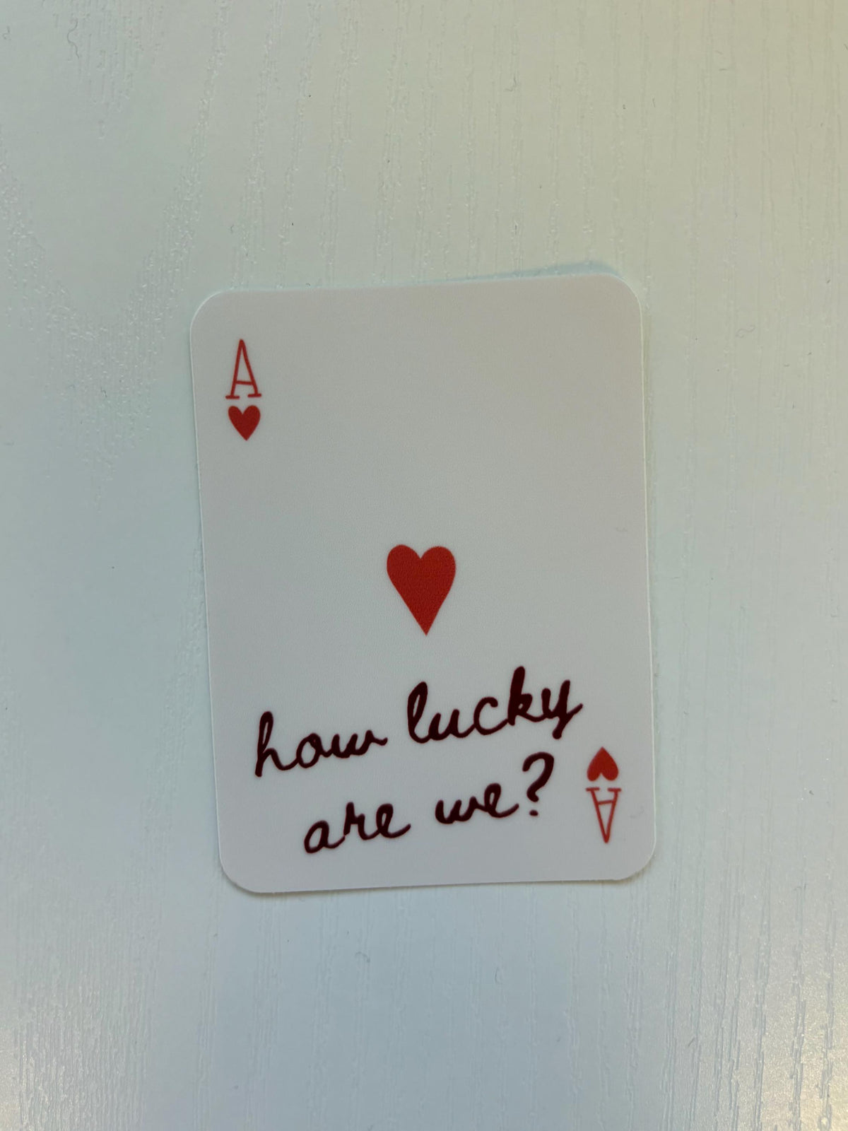 Playing Card Sticker
