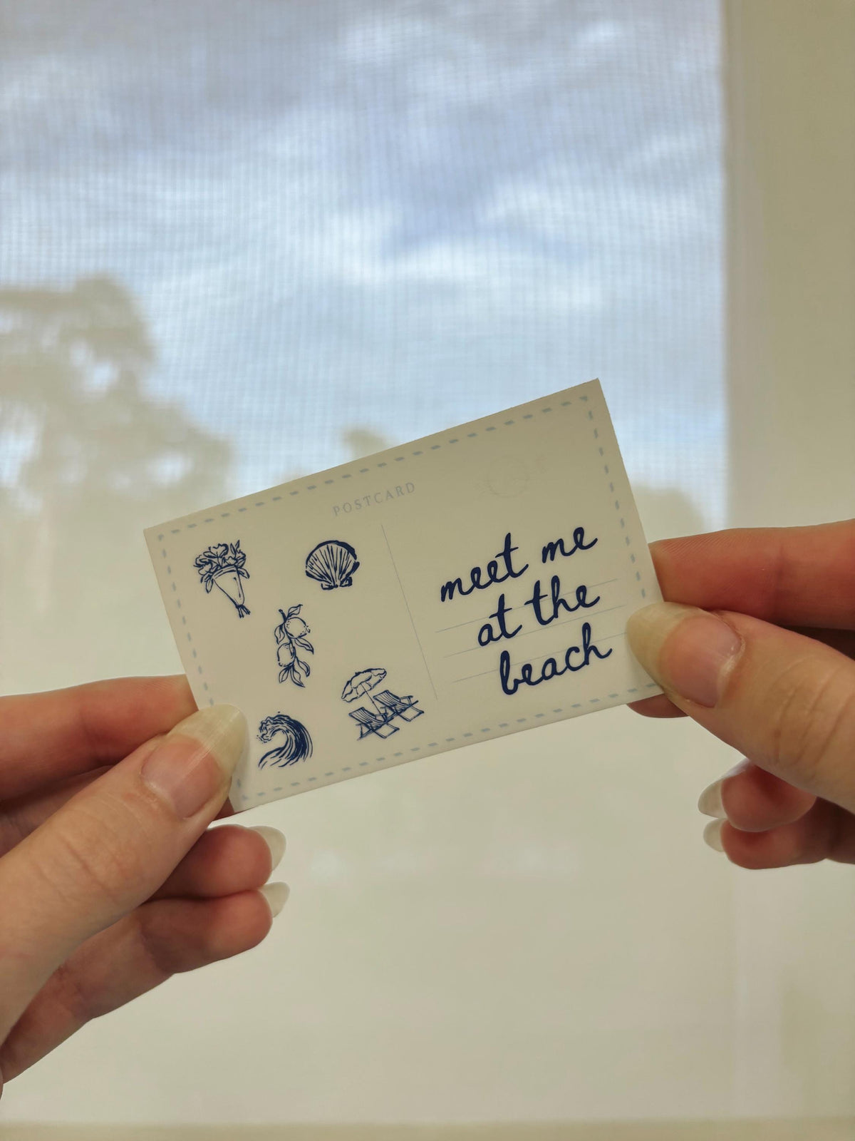 Coastal Postcard Sticker