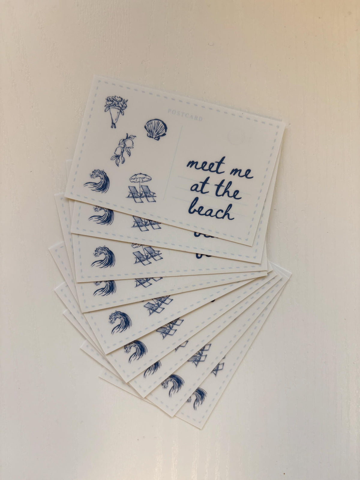 Coastal Postcard Sticker