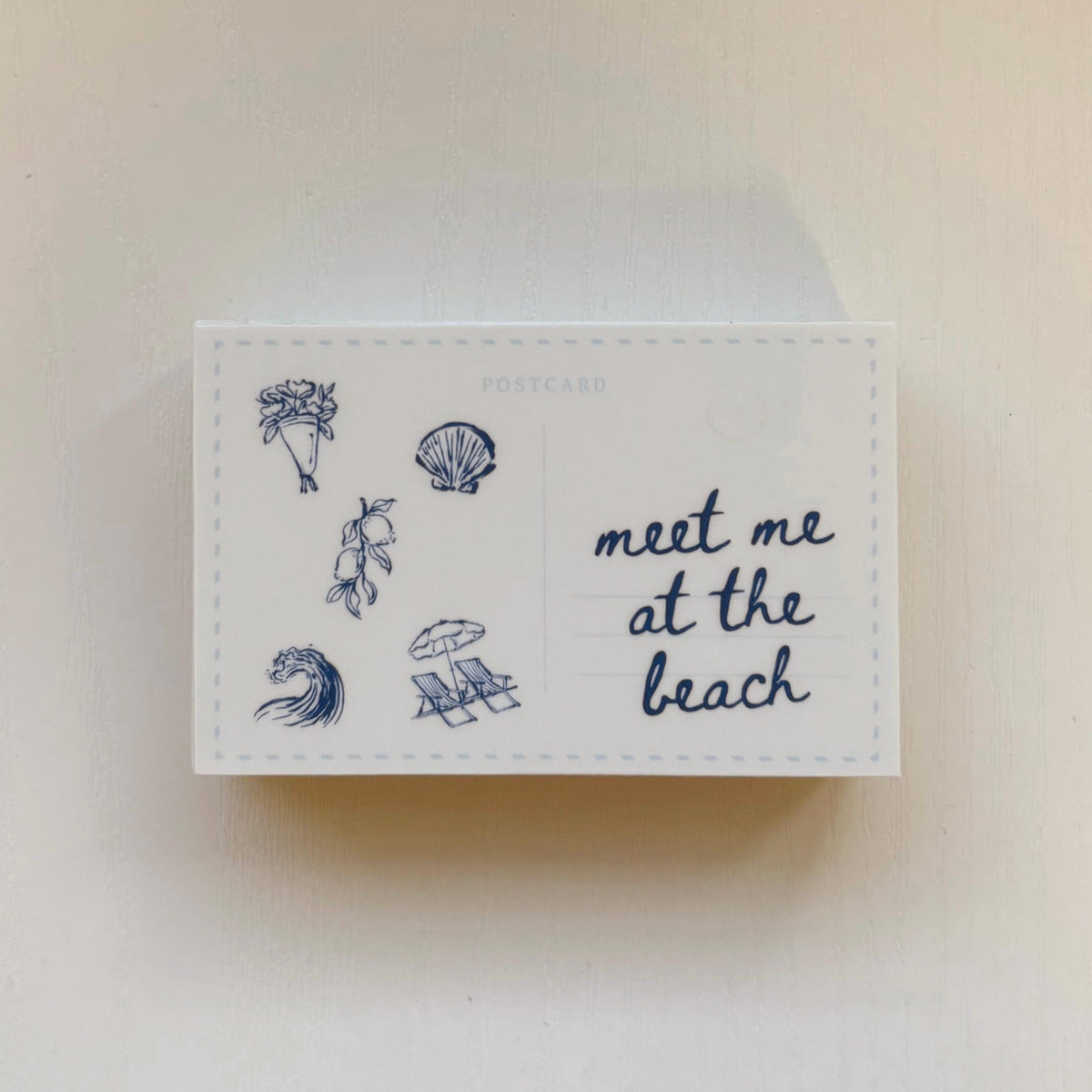 Coastal Postcard Sticker