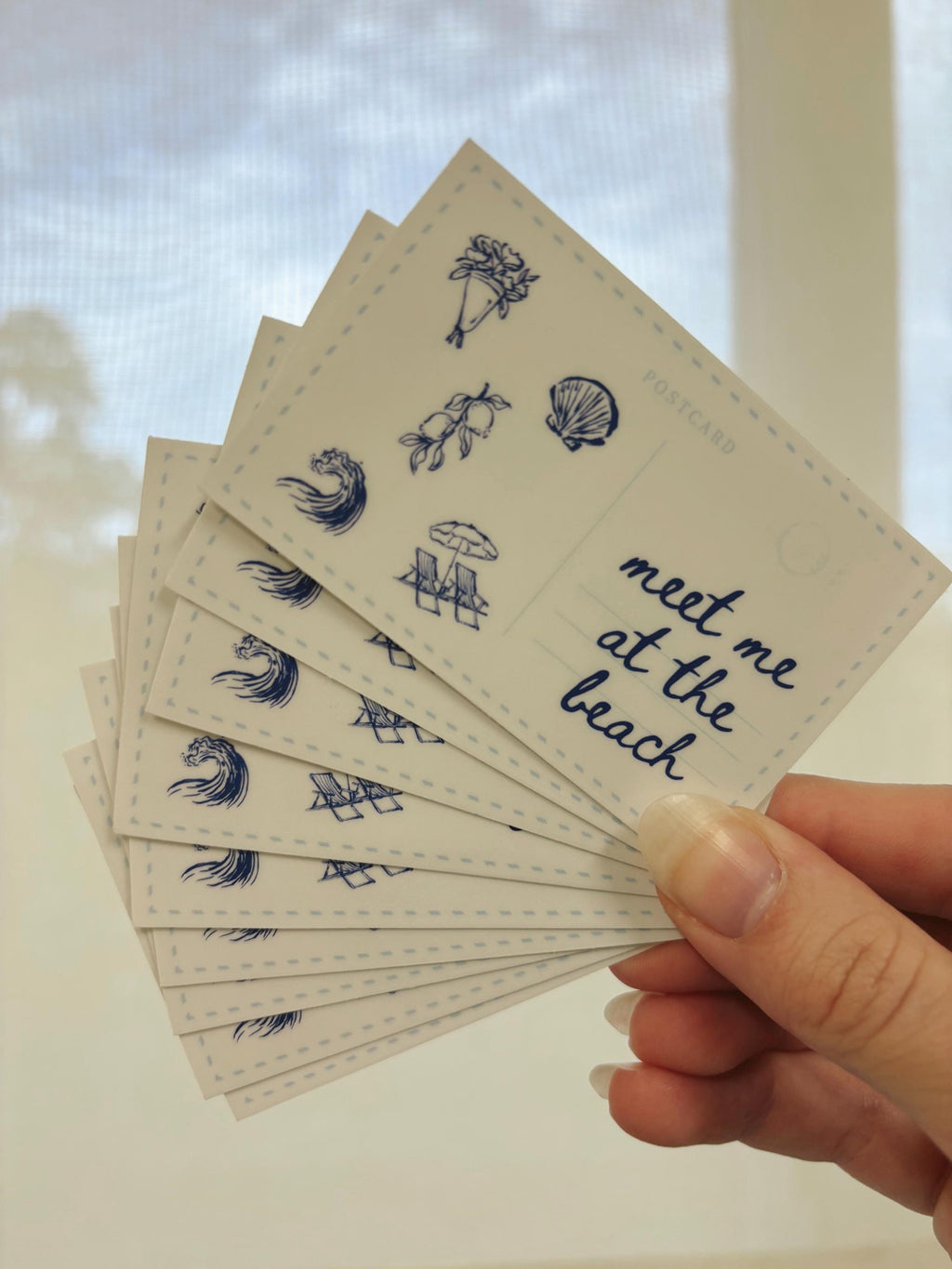 Coastal Postcard Sticker