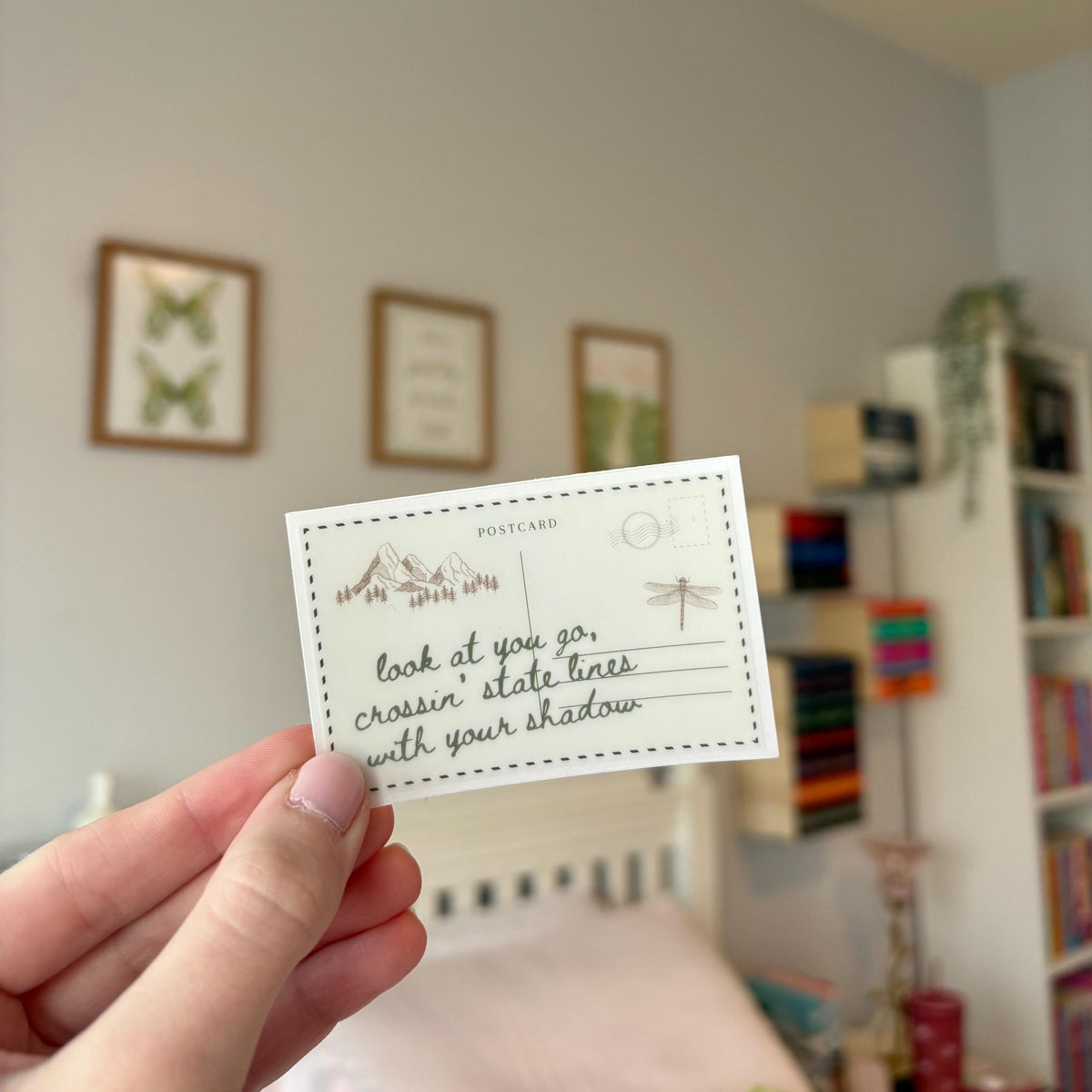 "Dashboard" Postcard Sticker