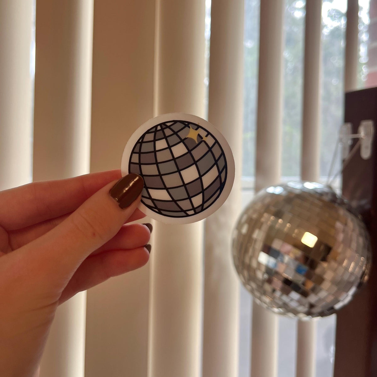 Mirrorball Sticker